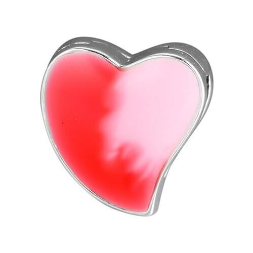 Mixed Color Enamel Love Heart Beads Reflexion Clip 925 Sterling Silver Beads for Reflexions Belt Bracelets DIY Jewelry Making