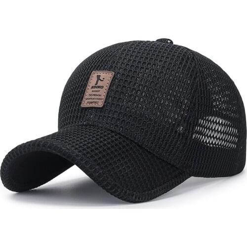 Unisex Adjustable Athletic Trucker Hat Mesh Back Hat Baseball Hats for Womens Mens Dad Hat Snap Cap