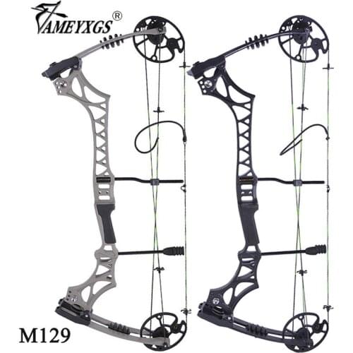 30-70lbs Archery Compound Bow Right Hand M129 Pulley Bow 320FPS Arrow Shooting Speed Glass Fiber Limbs For Hunting Accessories