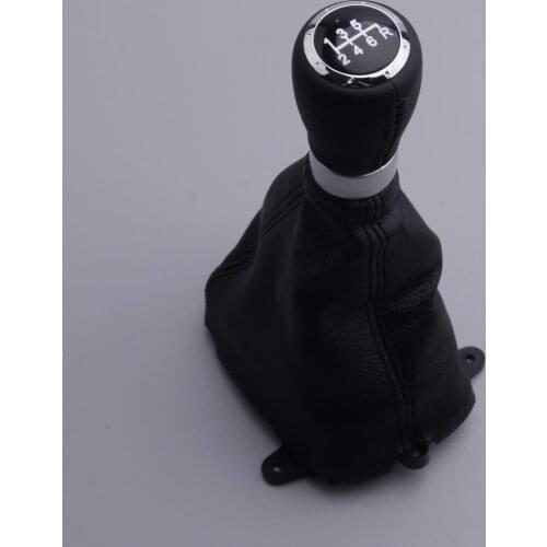 6 Speed Gear Shift Stick Gaiter Boot Dust Proof Cover With Knob Cap Fit For Honda Accord MK8 2008 2009 2010 2011 2012 2013 2014