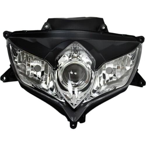 WHSC Motorcycle Headlight Assembly Lamp Light Bulb for Suzuki GSX-R 600 750 K8 2008-2010