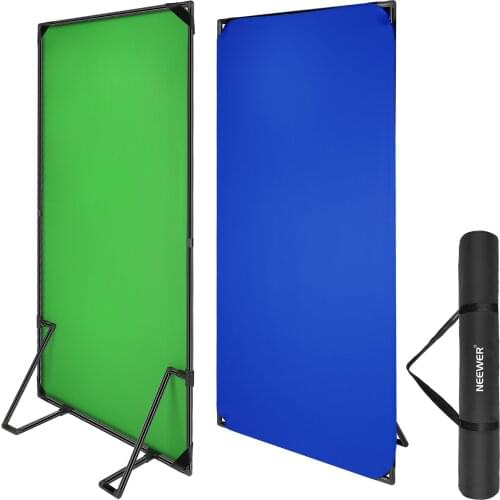 Neewer Photo Studio Backdrop Kit,Photography Background - Gold/Silver, Black/White, Green/Blue, Translucent Flat Panel Reflector