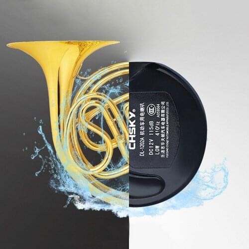 110DB Loud Car Horn 12V Speakers Car Snail Horn Waterproof Dustproof New Technology Sound Channel Auto Horn Snail Angle Design