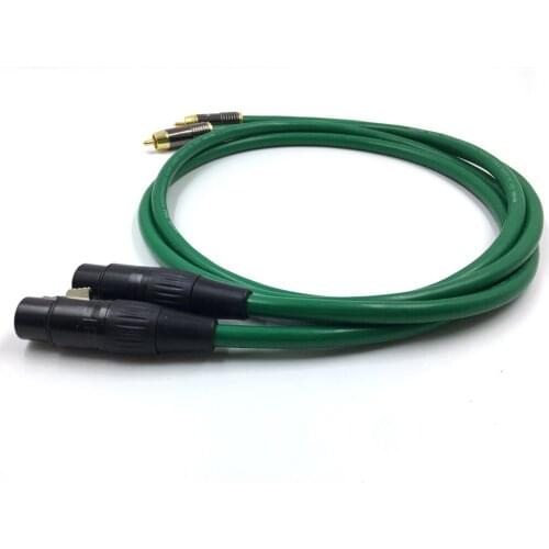 MCINTOSH 2328 Rca Male to Xlr Female Cable 2 Xlr to 2 Rca Plug Adapter Hifi Stereo Audio Extension Cable for Microphone Speaker