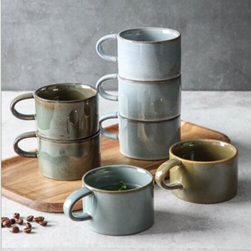 Japanese retro ceramic cup, personalized mug and coffee cup