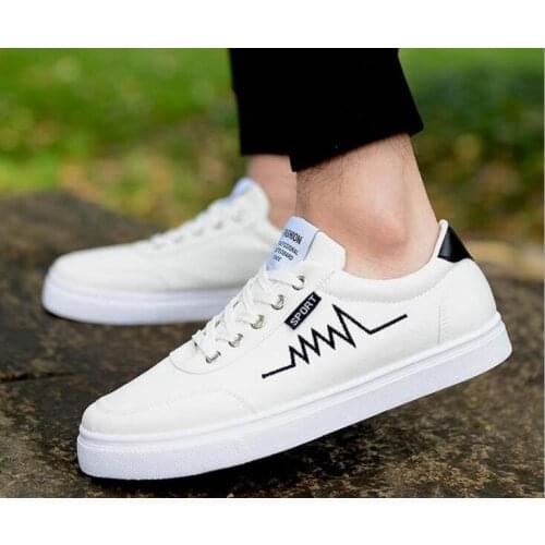 Classic Spring White Canvas shoes wild Men Casual Shoes Male Sneakers Cool Street Men Shoes fashion Man Footwear Large size