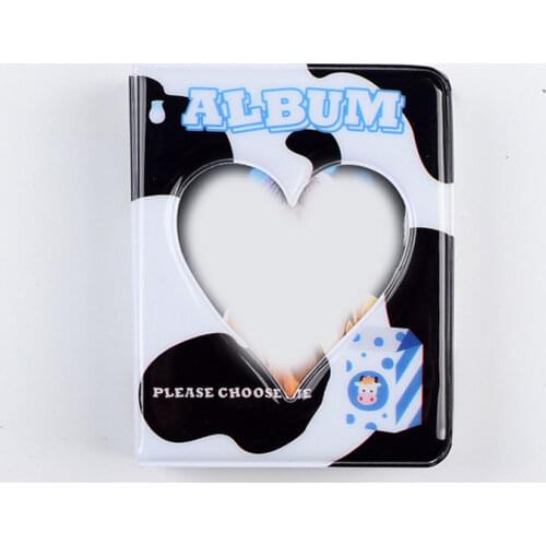 INS 3 Inches Mini Photo Album Cartoon Card Binder Name Card Book 36 Pockets Photocard Holder Plug-in Hollow Love Polaroid Album