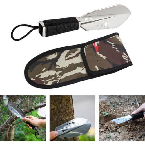 Multifunctional Shovel Spade Camping Shovel Sawtooth Hex Wrench Digging Trowel Garden Bonsai Tool Digger