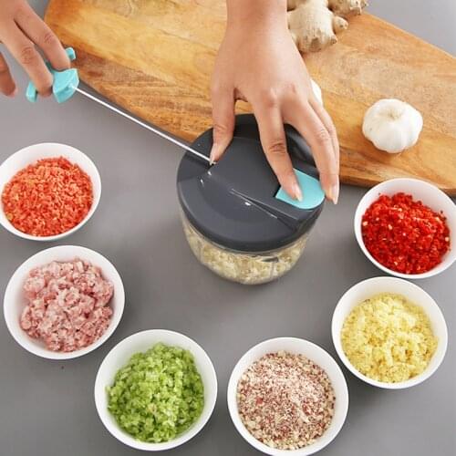 Multifunctional Garlic Press Manual Ginger Garlic Crusher Chopper For Meat Fruit Vegetable Cutter Kitchen Accessories