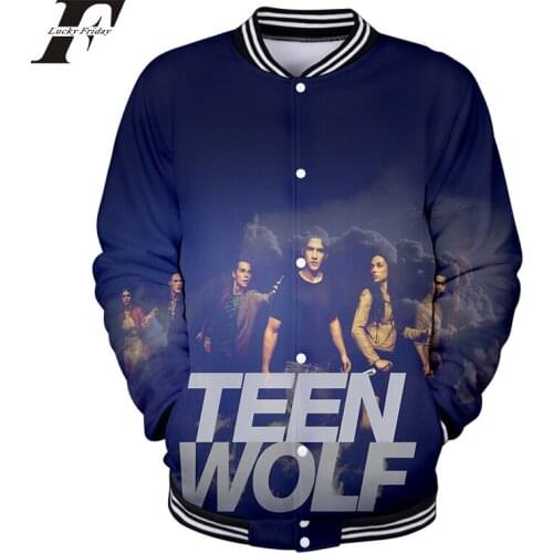 Kpop Teen Wolf 3D basebal jacket bomber jacket men/women HIP HOP Tv Series Casual Slim Trend Casual streetwear Uniform clothes