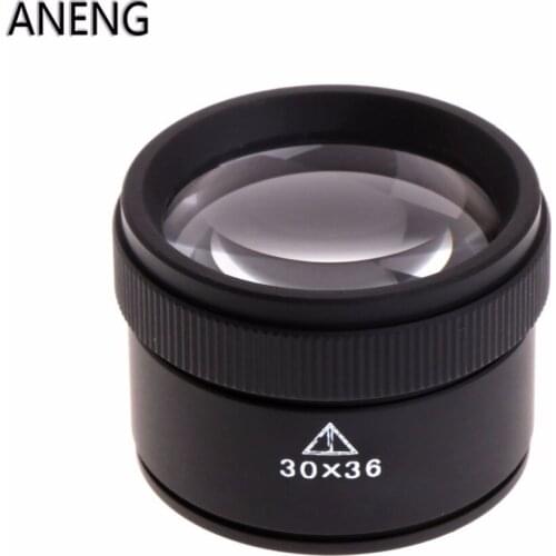 ANENG 30 X Portable Optics Loupe Magnifier Magnifying Glass Lens For Jeweler Coins Stamps