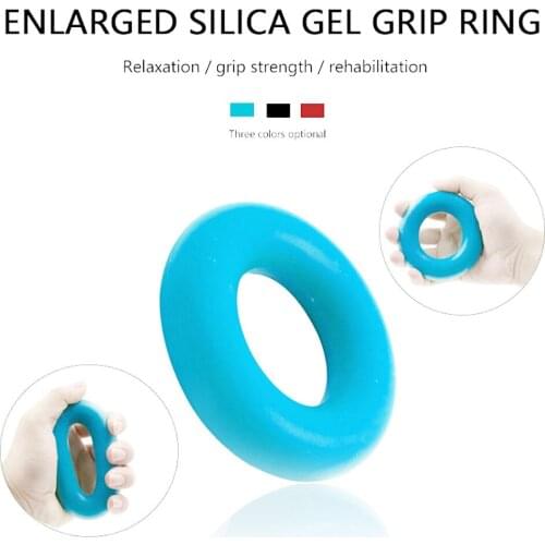 Silicone Grip Forearm Strength Training Portable Silicone Expander Grip O-shaped Grip Finger Hand Fitness Exercise Equipment