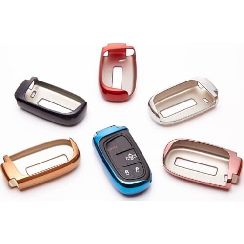 TPU Car Keychain Cover For Dodge Ram 1500 Journey Charger Dart Challenger Durango JUVC Chrysler 200 300 300C For Jeep For Fiat