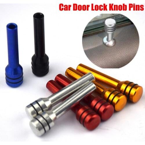 Car Interior Door Lock Knob Pins Universal for Auto Truck Door Lock Cylinder Repair Kit Aluminum Alloy Lock Knob Pin