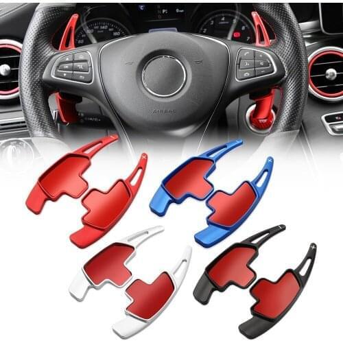 Steering Wheel Paddle Shifter Extension For Mercedes Benz A B C E GLE Class W176 W205 W246 C117 W218 Aluminum Shift Paddle Blade