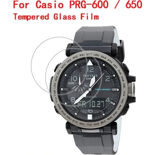 Tempered Glass Screen Protector For Casio PRG-600 650 Watch Film Guard Anti-Scratch Smart Watch Protective 0.3mm 2.5D 9H Clear