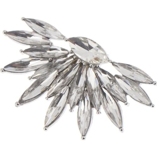 Shoe Clip Wedding Shoes High Heel Women Bride Decoration Rhinestone Shiny Decorative Clips Charm Buckle