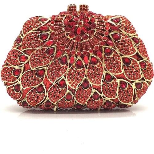 Bridal wedding party wallet purse women evening party bag diamonds luxury handbag crystal clutches elegant crystal purse