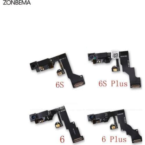 ZONBEMA 50pcs Test Front Facetime Camera with Proximity Sensor Flex Cable for iPhone X 5 5S SE 6 7 8 6S Plus