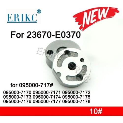 10# CR Diesel Injector Plate Control Valve 23670-E0370 for Injection 095000-7170 095000-7171 095000-7172