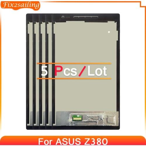 5pcs100%Tested LCD For Asus Z380 Z380KL Z380M LCD Display Z380C Z380CA Touch Screen Digitizer Panel Assembly P022 P024 P00A