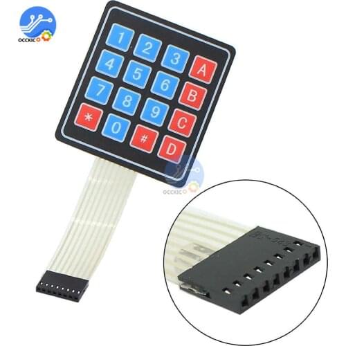 5pcs 16 Key 4X4 Membrane Keyboard Switch Keypad Matrix Keyboard for arduino Diy Kit