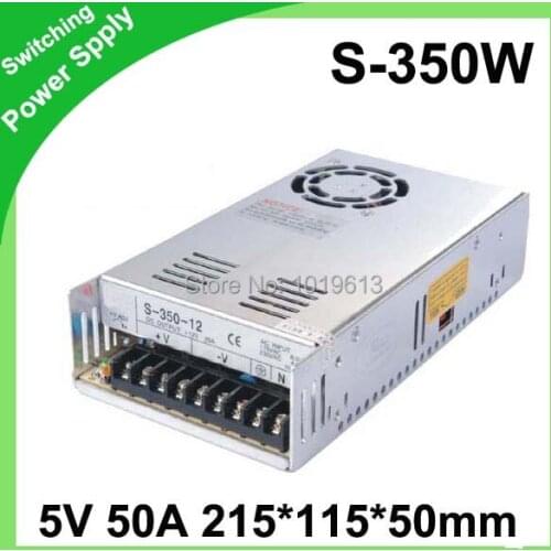 5V 50A 350W Switch Power Supply Driver For LED Strip Light Display 100V-120V/ 200V-220V