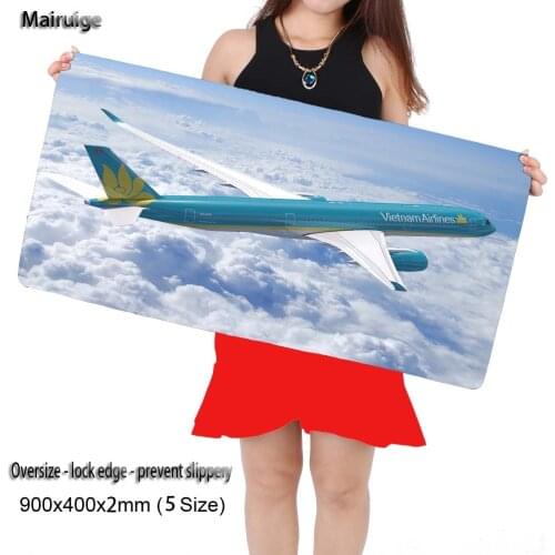 Mairuige Shop Free Shipping Plane Large Mouse Pad 900x400 Pad Notbook Computer Mousepad Best Smouse Mats for Cs Go DOTA2 Gift