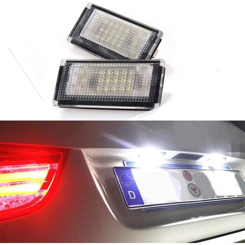 Canbus Error Free For BMW MINI R50 R52 R53 Cooper S One Convertible Car Led Number License Plate Light Lamp Car Accessories