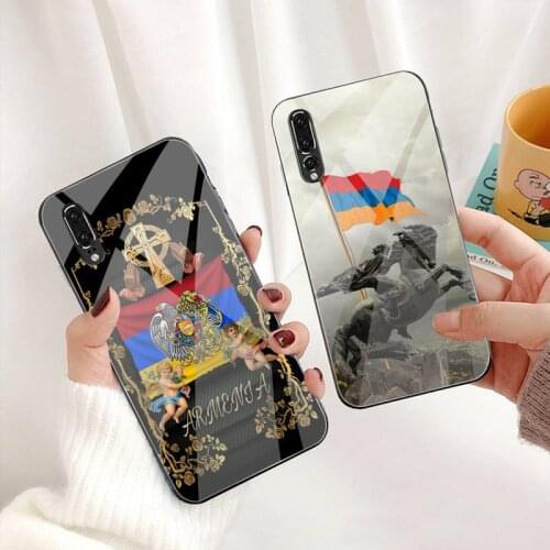 Armenia Armenians Flag Phone Case Tempered Glass For Huawei P30 P20 P10 lite honor 7A 8X 9 10 mate 20 Pro