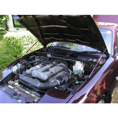 For Mazda MX-5 NA for Eunos Roadster Front Bonnet Hood Modify Gas Struts Carbon Fiber Spring Damper Lift Support Absorber