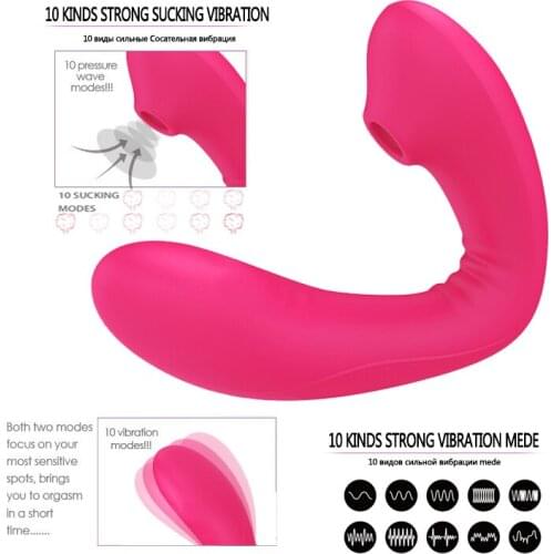 Dildo Sucking Vibrators for Woman Clitoris Sucker Tongue Vibrating Nipple Sucking Blowjob ClitStimulator Erotic Toys for Adults