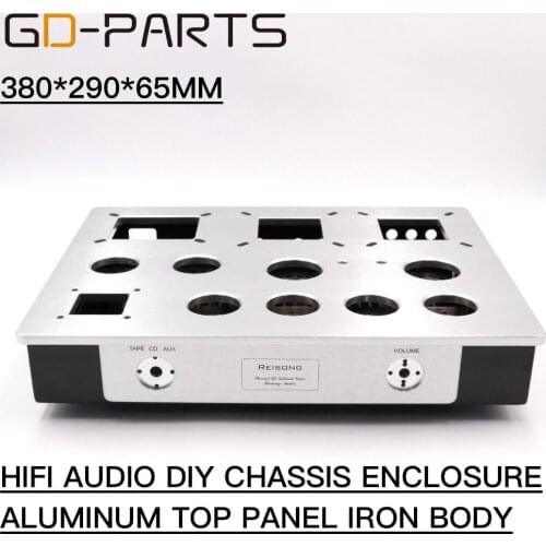 GD-PARTS Amplifier Chassis Enclosure Hifi Audio DIY Vintage 2A3 300B KT88 Vacuum Tube AMP Case