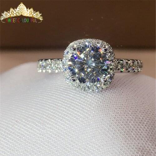 100% 18K 750Au Gold ring composition Moissanite Diamond Ring D color VVS With national certificate MO-00107-02