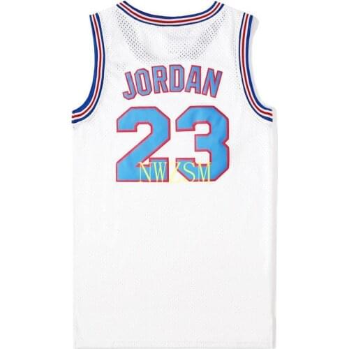 Movie Cosplay Costumes Space-Jam Tune-Squad #23 #1 BUGS #10 LOLA #22 Murray Bunny Basketball Jersey Stitched Number