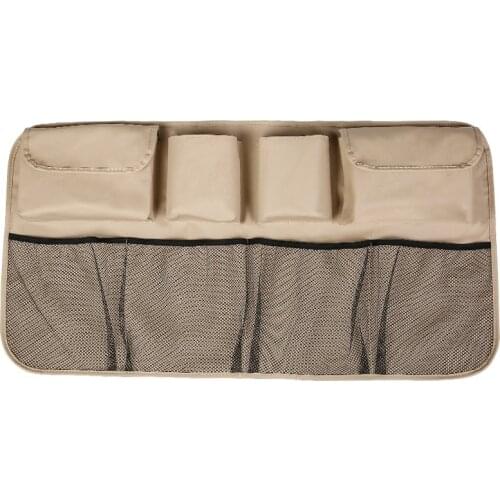 Multi-Pocket Car Trunk Organizer Car Accessories Seat Back Storage Bag Large Capacity Adjustable Backseat Oxford Bag Universal