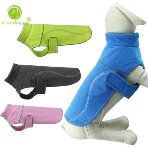 Soft Fleece Warm Winter Dog Coat Jacket for Small Dogs Puppy Large Dogs Vest Clothes Reflective Lining Roupa Cachorro S-5XL