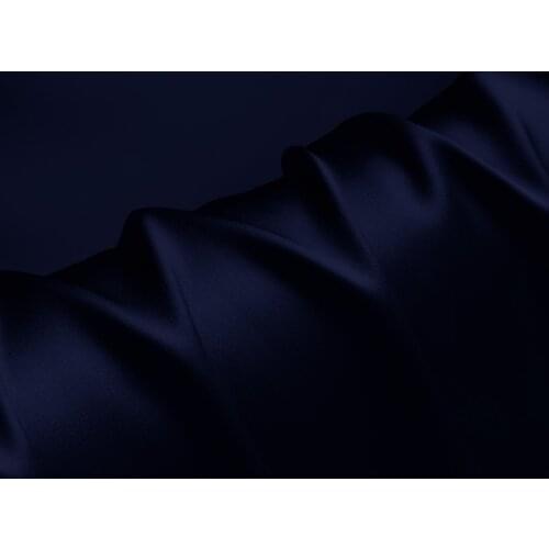 Natural Mulberry Stretch Satin (90% Silk+10% Spandex)16 19m/m Thick 42.5" ( 108cm) 55" (140cm) Width Medieval Blue Silk Fabric