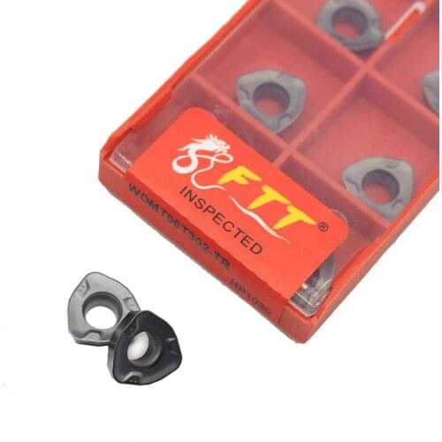 Original high quality WDMT06T302 TR HP1030 Milling blade lathe tools CNC carbide tool metal Milling tool