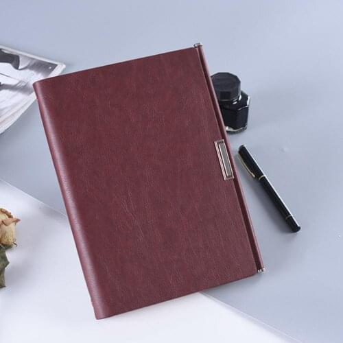 1pc Ring Binder Refillable Notebook Faux Leather Cover A5 Note Book DIY Diary Journal Planner Notebook Office School Stationery