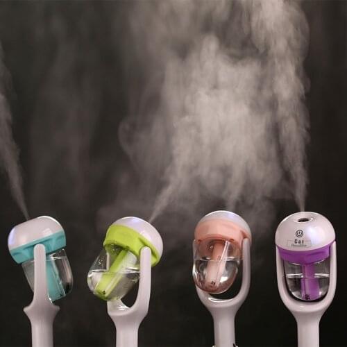 Mini Portable 12V Car Air Humidifier 180 Degree Rotation Spray Diffuse Essential Oil Air Freshener Air Atomizer Facial Steamer
