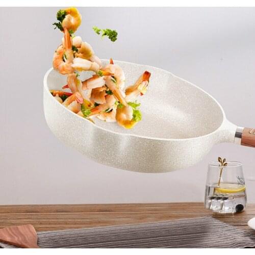 Wheat Rice Stone Frying Pot Household Non-stick Pot Induction Cooker Gas Stove Pan Frying Pan Pots and Pans