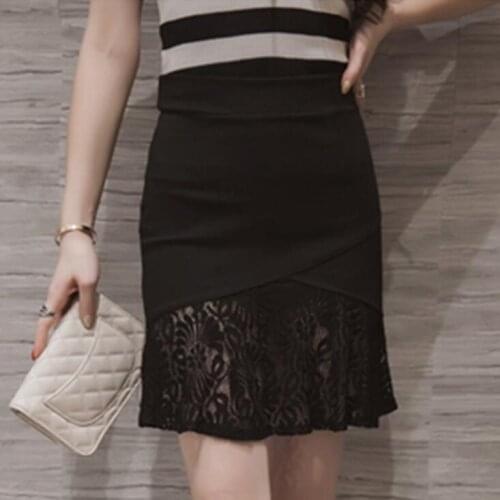SHSHDHZX Lace Pencil Skirts
