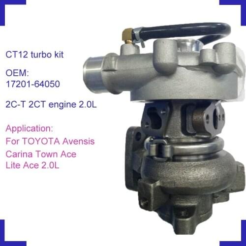 CT12 motor turbo turbocharger supercharger turbine wheel for TOYOTA Avensis Carina Town Ace Lite Ace 17201 64050 127535 1103585