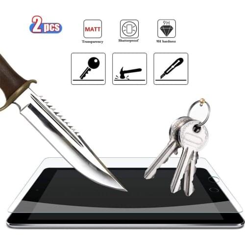 [2 Pack] Tempered Glass Screen Protector For iPad Air 4 10.9 iPad 2 3 7 8th Pro 9.7 10.2 10.5 Mini 5 7.9 Tablet Protective Film