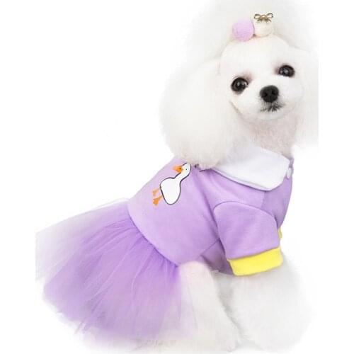 Pet Skirt Dog Clothes Spring and Summer New Cat Clothes Dress Pet Clothes Gauze Skirt Puppy Clothes Cat Clothes Pet