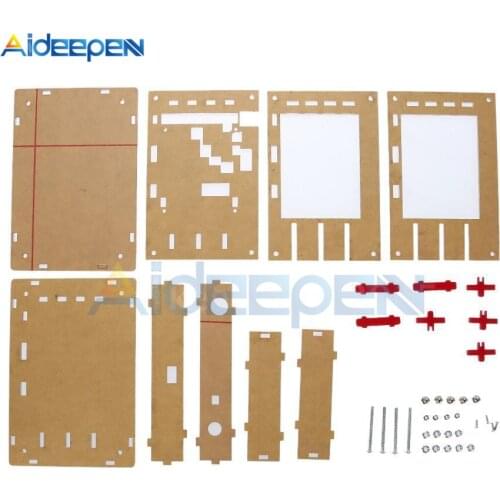 DIY Kit Acrylic Case Cover Protection Shell for Arduino DSO138 Oscilloscope Transparent Acrylic Cover Oscilloscope Accessories