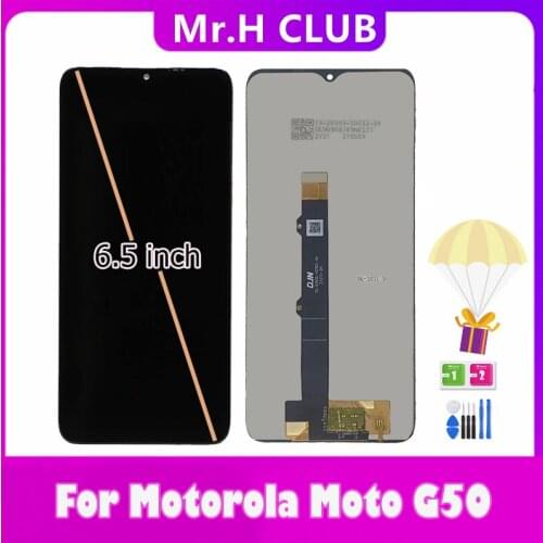 For Motorola Moto G50 LCD Display Touch Screen Digitizer Assembly For Moto G50 XT2137-1 XT213-2 Replacement LCD Free Shipping