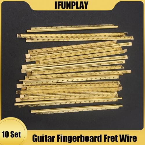 10/50Set 19/20Frets Acoustic Classical Guitar Fret Wire Brass Fretwire 2.0-2.2mm Fret Classical Guitrra Accessories
