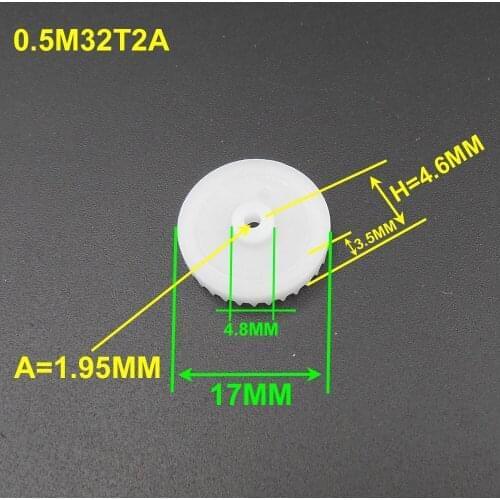 10000PCS/Lot 0.5M 32T Plastic Crown Gear 0.5 Modulus 0.5 Mod 32 Teeth Aperture 2mm 1.95mm Reduction Gears DIY Model *FD916X10000